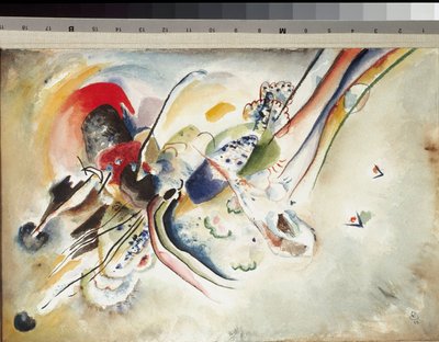 Komposition Aquarell und Bleistift auf Karton von Wassily Kandinsky, 1916 von Wassily Kandinsky